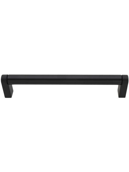Pennington Bar Pull - 6 5/16 inch Center-to-Center in Flat Black.